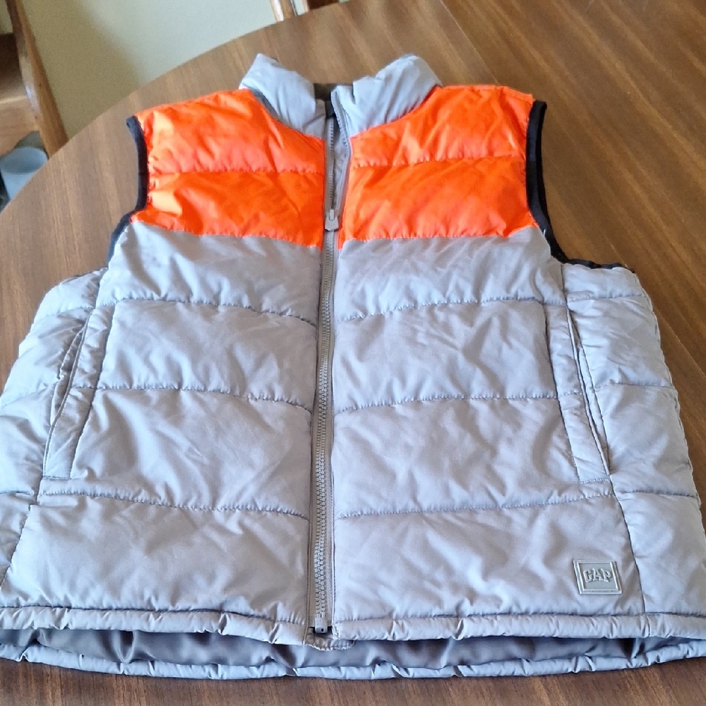 GAP Kids Gray Puffer Vest